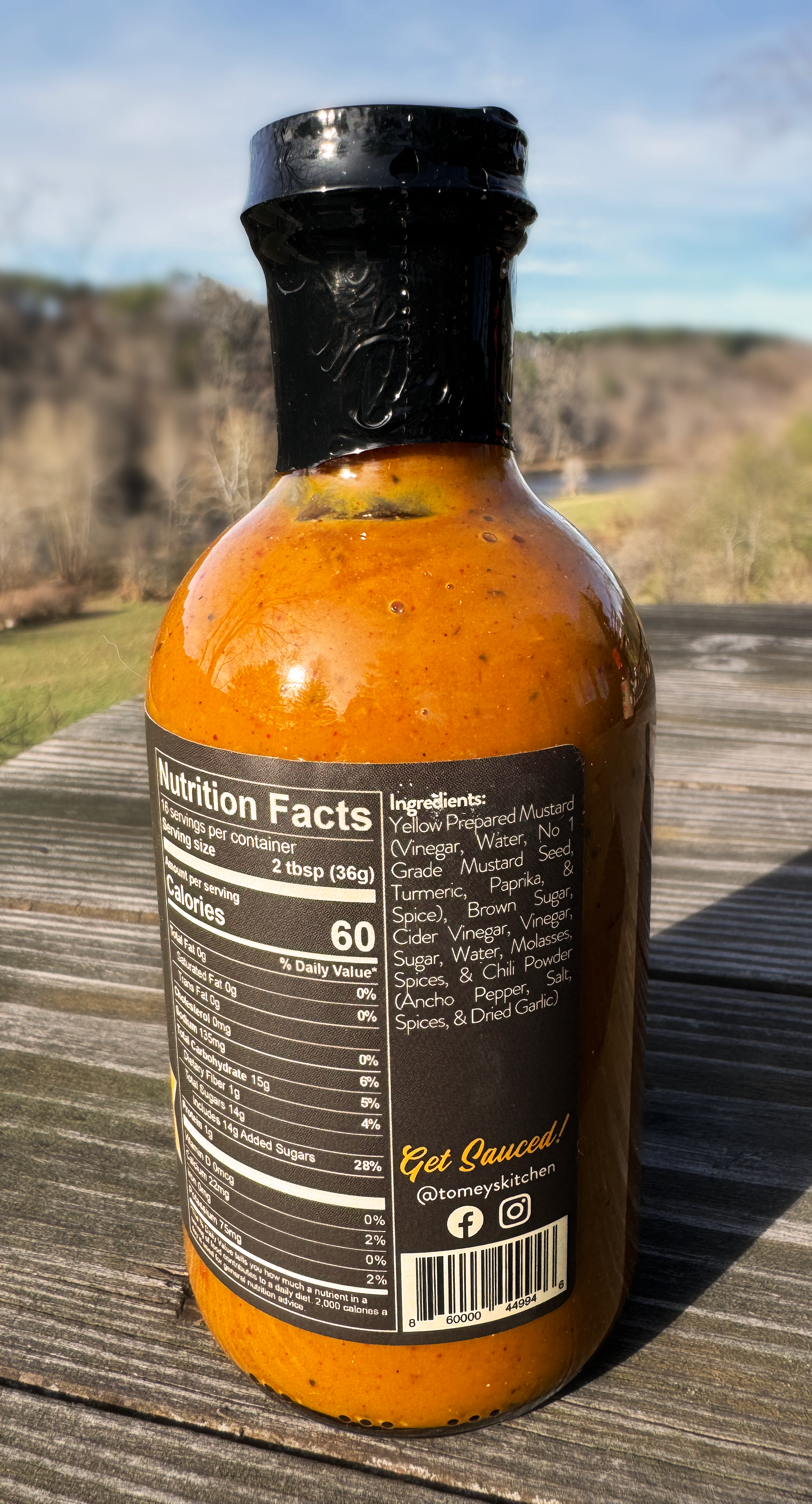 Tomey's No. 12 Carolina Gold Rush Mustard BBQ Sauce